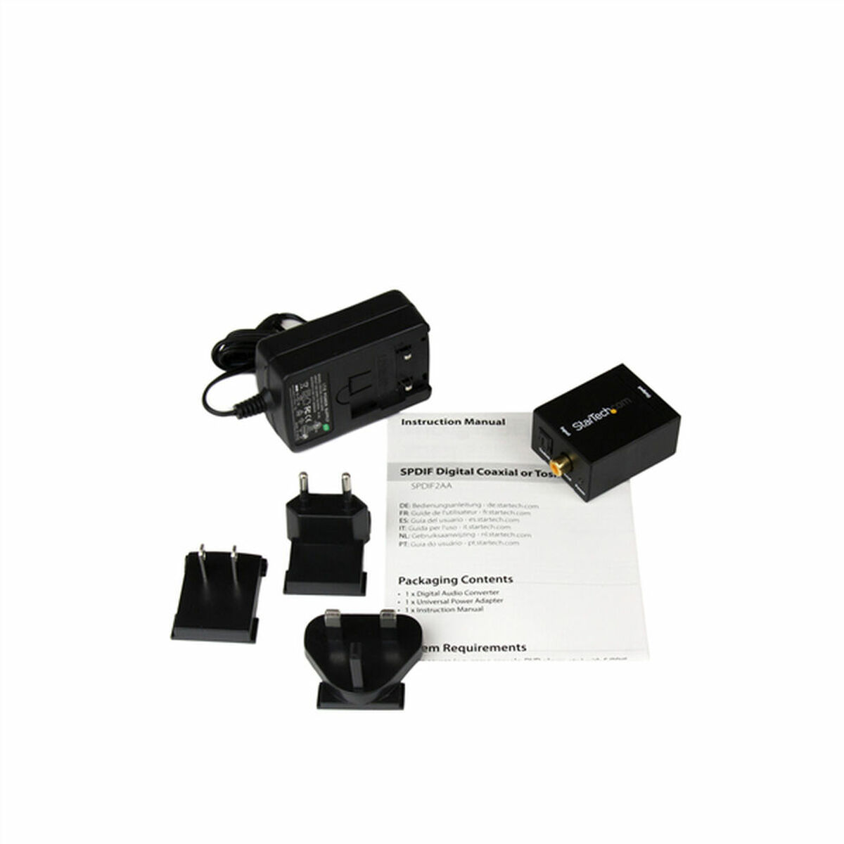 Konverter/adapter Startech UNIRAILS2U Audio Sort